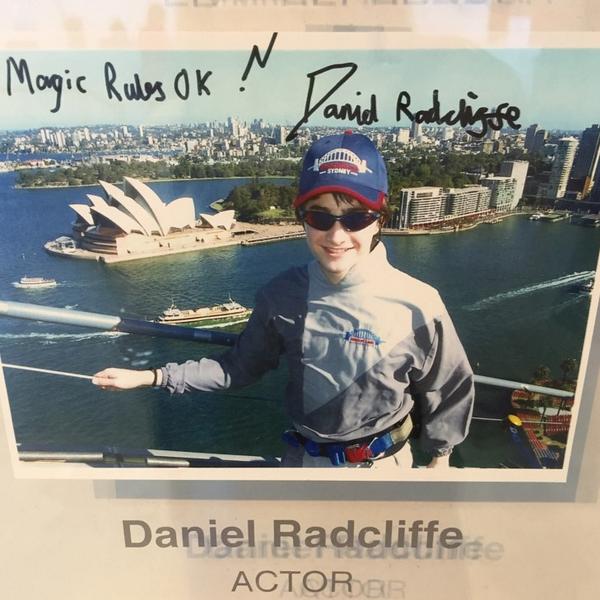 Daniel Radcliffe Harry Potter Sydney Harbour Bridge